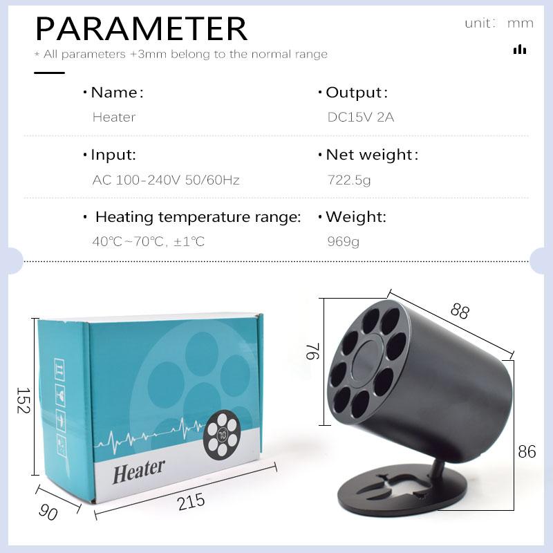 Стоматологический обогреватель Композитный нагреватель Нагреватель из смолы Составное оборудование для подогрева стоматологического материала с экраном дисплея