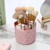 Rotatable Makeup Brush Storage Box Desktop Round Eyebrow Pencil Lipstick Holder Makeup Organizer Cosmetics Container Brush