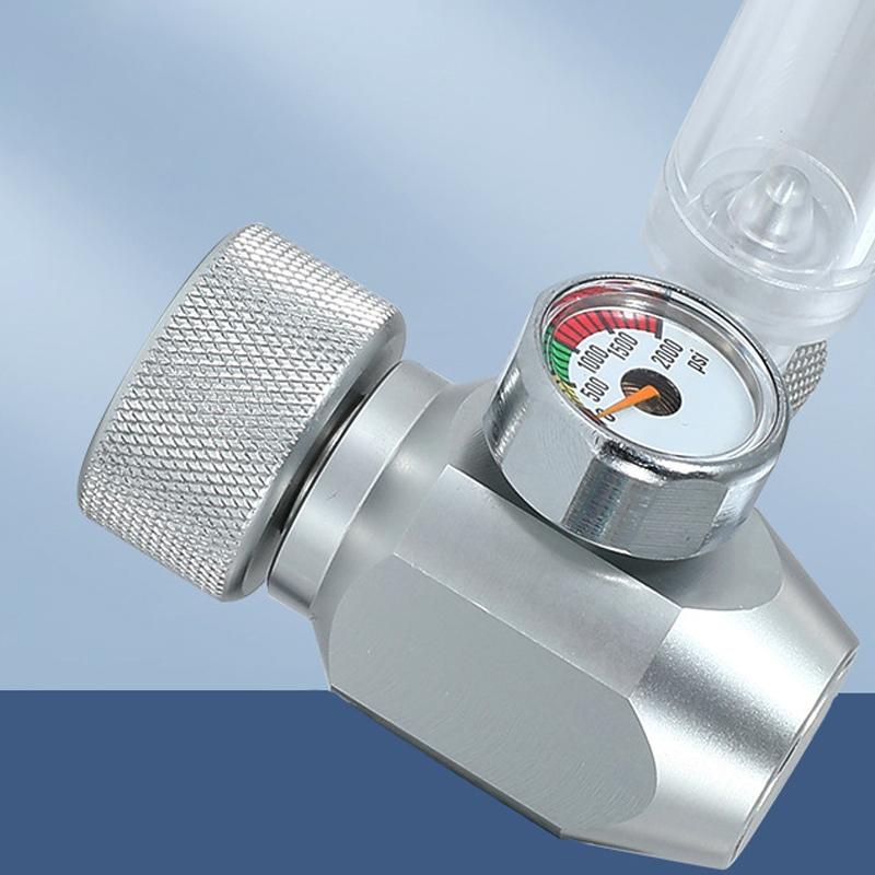 Аквариумный DIY CO2 регулятор W21.8/CGA320/G3-4/G5-8/TR21/3-8unf газовая баллонная гайка стыковочного типа клапан понижения давления CO2 для аквариума