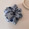 Multi Color Ponytail Hair Scrunchies Large Size Hair Bands Classic Elastic Hair Ties  Girls