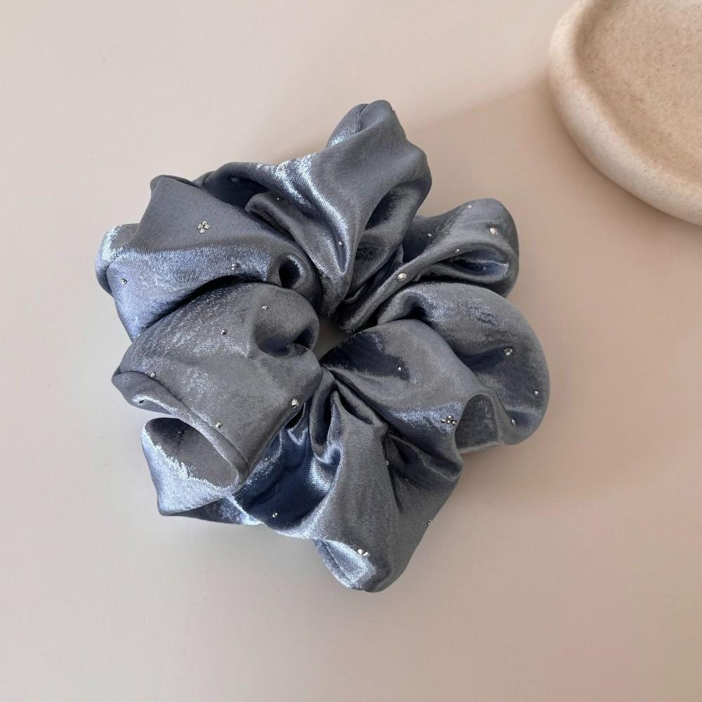 Multi Color Ponytail Hair Scrunchies Large Size Hair Bands Classic Elastic Hair Ties Girls