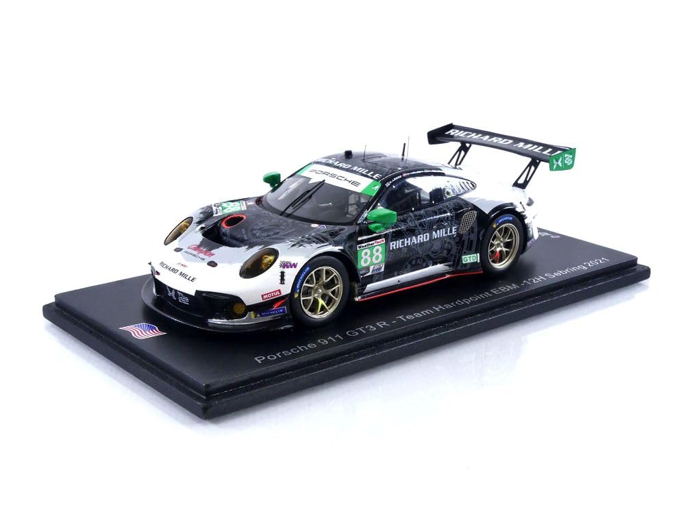 Spark National Model Porsche 911 GT3R 2021 Sebring 12H Beatrice 1/43 #88 K. Легге/С. Нильсен/А.