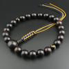 [WONDERFUL LOTUS Myorenka] Myorenka Buddhist Prayer Beads for Men, Jodo Shinshu, 22 Beads, Ebony, Two-Color Tassel, Buddhist Altar Accessories,