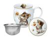 Kubek Porcelanowy Beczka Z Przykrywką Myszka W Ogrodzie Kawy Herbaty