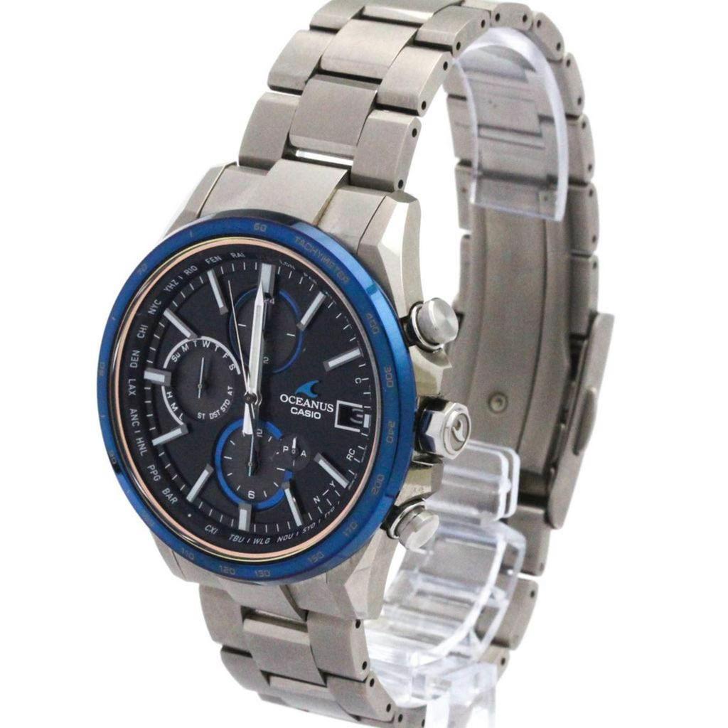 Used CASIO OCEANUS Titanium Solar Radio Men's Watch OCW-T4000D-1AJF