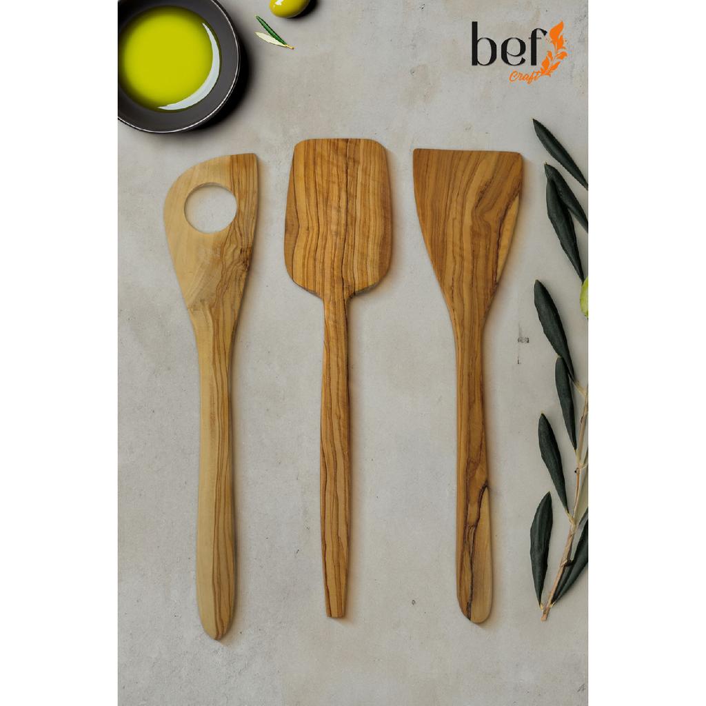 Wooden Spoon Tablespoon Wooden Serving Set Set Olive Wood Kitchen Utensils Dinnerware