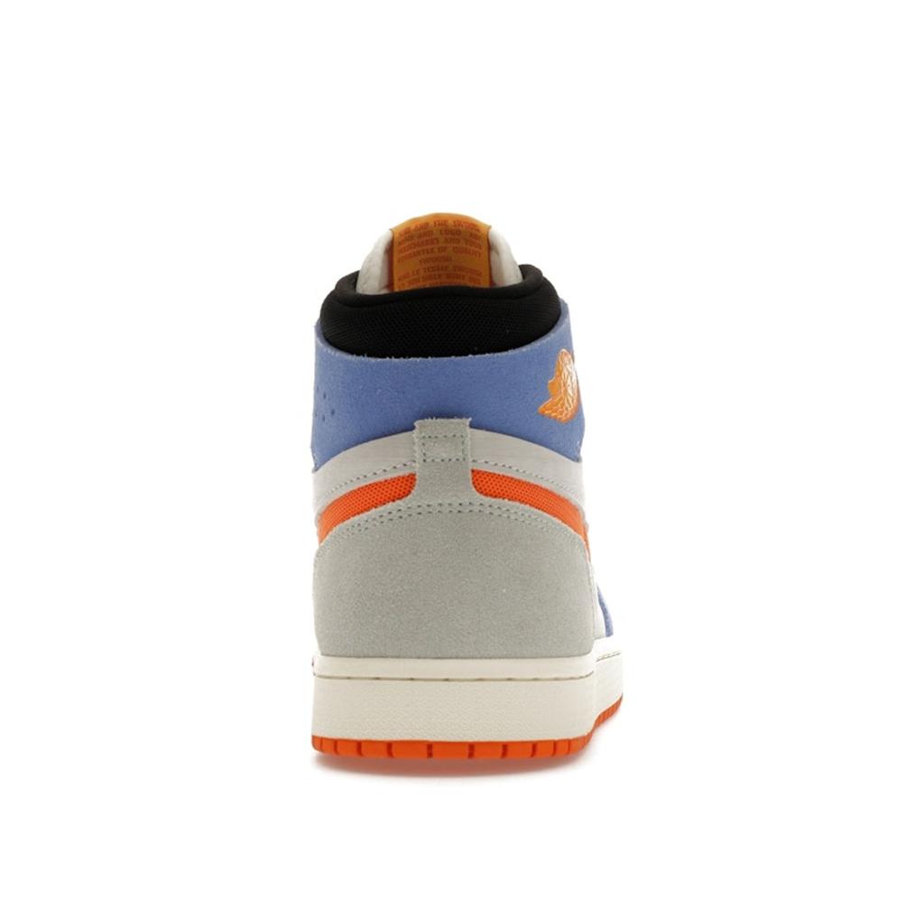 Air Jordan 1 High Zoom Comfort 2 Royal Pulse Alpha Orange Men Sneakers Blue Sail Light-Silver DV1307-184