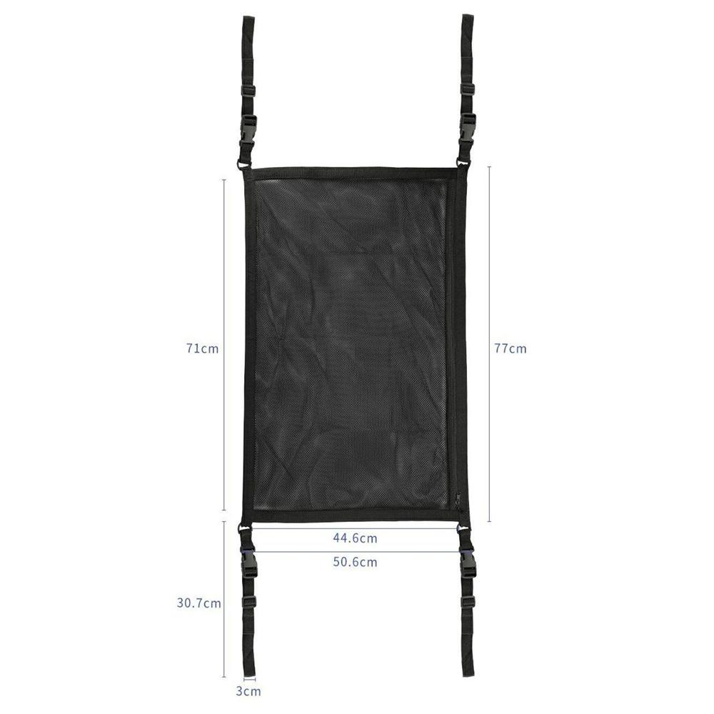 Car Roof Luggage Bag Easy To Store Water Proof Firm Convenient Auto Parts Roof Luggage Bag Solid Durable Light Net Bag