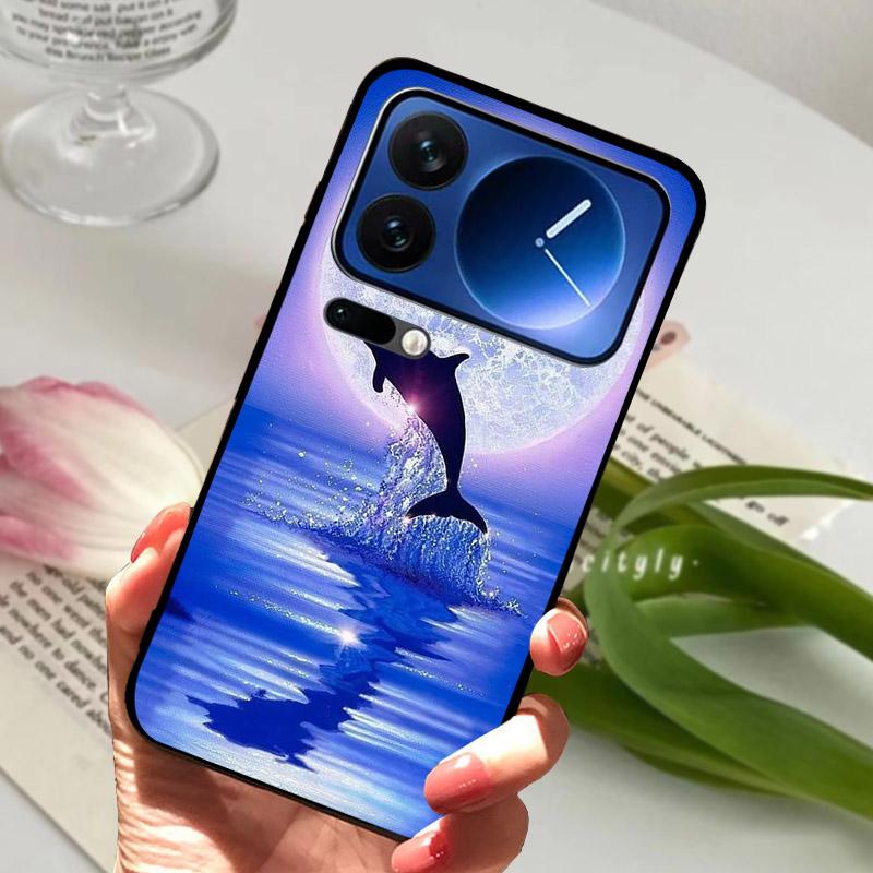 Чехол для Xiaomi Mi 17 Pro Max/17Pro Модный Ударопрочный Защитный Задний Чехол Для Xiaomi 17 ProMax Мягкий ТПУ Силиконовый Чехол для Телефона