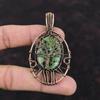Tree Of Life Copper Ruby Zoisite Pendant Copper Wire Wrapped Pendant Handmade Jewelry Gemstone Pendant Gift For Mother Dainty Copper Jewelry