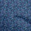 Cotton Flex Blue Fabric Tropical Craft Projects Decor Fabric Printed By The Yard 40 Inch
