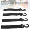 4PCS Kayak Paddle Straps Universal ?Fabric Fastener Tape? Boat Paddle Keepers with Buckles for Hard Inflatable Boat Paddle