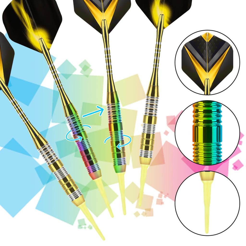Мягкий набор дротиков 2BA набор дротиков стрелы для дротиков из меди с высокой силой трения для начинающих и продолжающих игроков