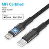 Сертифицированный Apple MFi кабель для быстрой зарядки iPhone