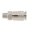 Air Compressor G1/4 Male Thread Pneumatic Fittings Adapter Metal Quick Connector Eu Standard For Air Power Tools Accessories