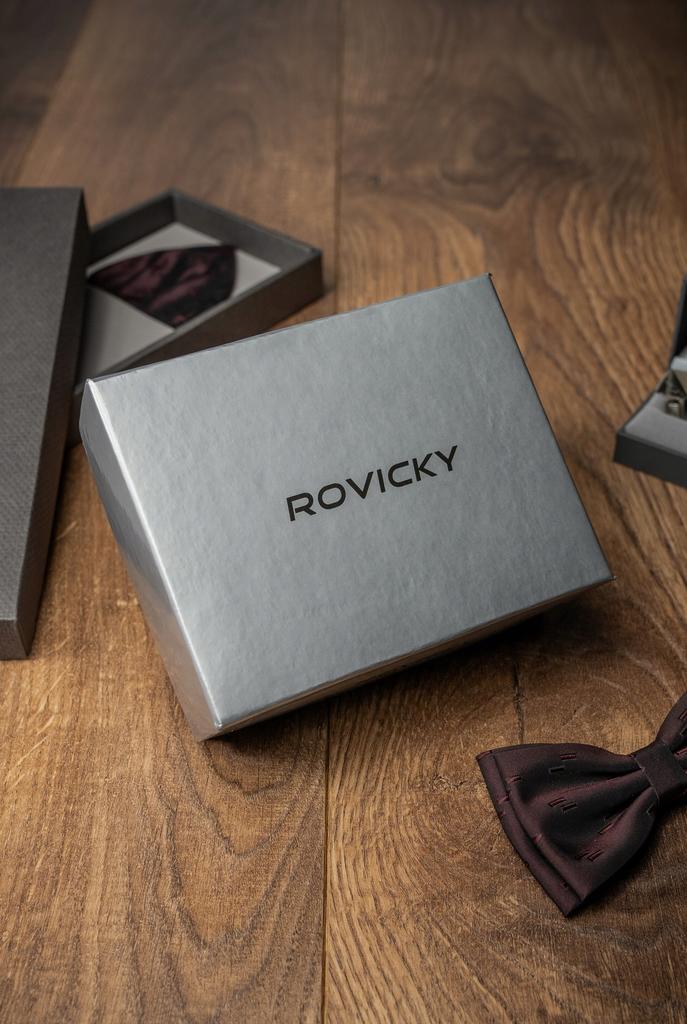 ROVICKY men's leather belt automatic buckle leather