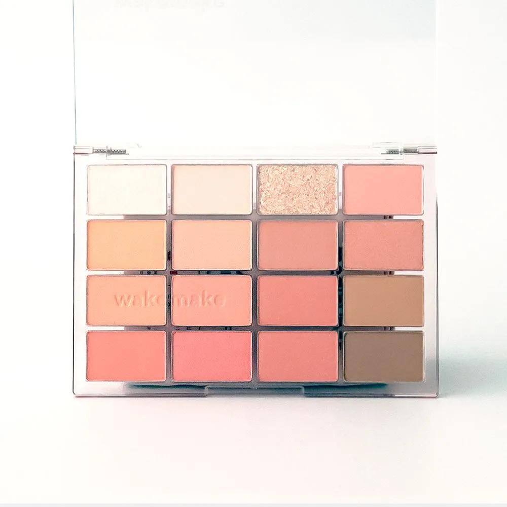 WAKEMAKE Soft Blurring Eyeshadow Palette 08 Candy Coral Blurring