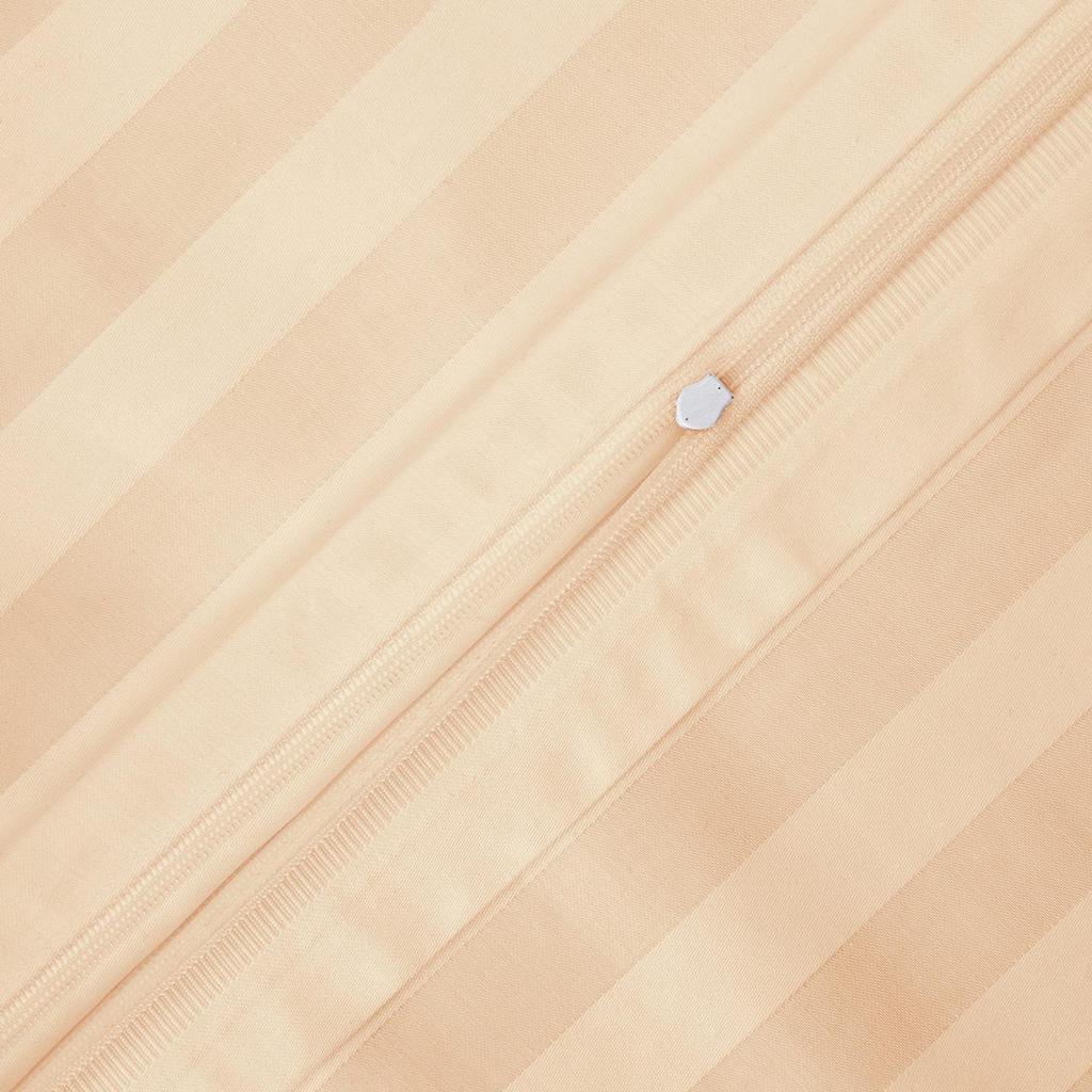 Pillowcase 70x80 cotton with bamboo fiber, beige stripes