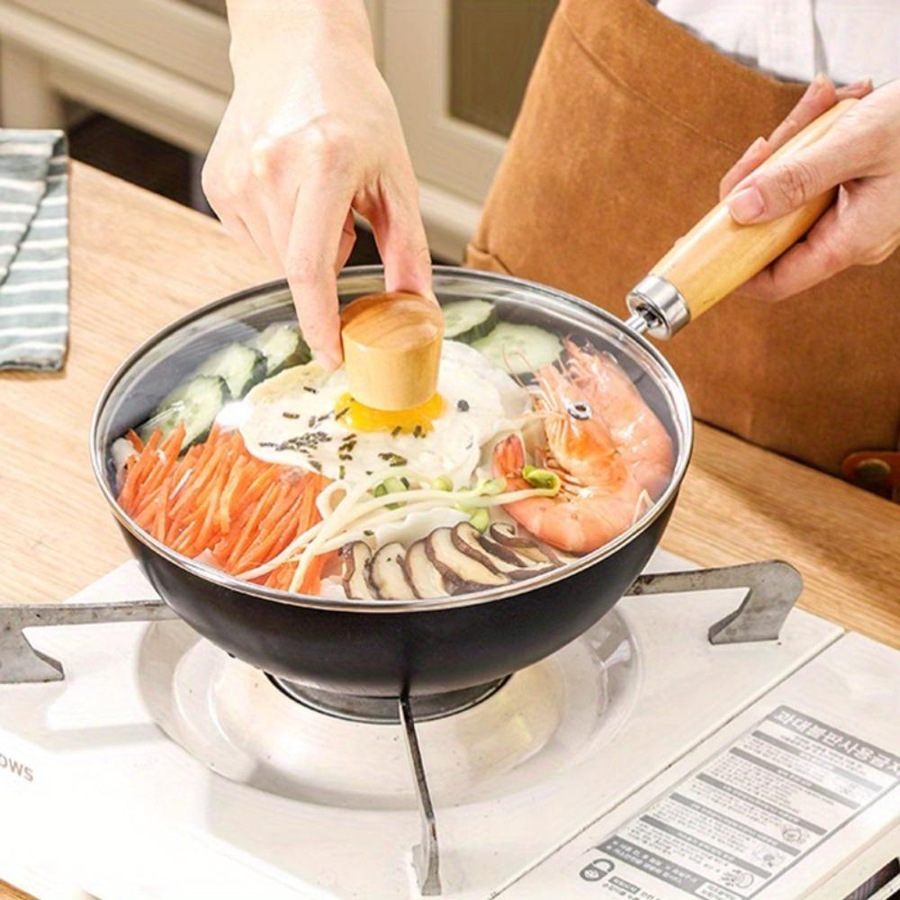 Non-stick Frying Pan Universal Pot Kitchen Cookware Small Cast Iron Wok  Rental