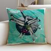 the CChemical BrothersS Cushion Cover Breathable and skinfriendly linen pillowcase square removable and washable cushion