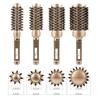 1PC 4 Sizes Professional Salon Styling Round Rolling Hair Comb Curling Hair Brushes Comb Barrel Comb Hairdressing Styling Tool