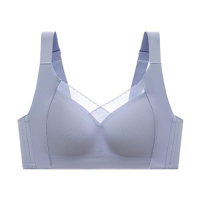 Ультратонкий бесшовный бюстгальтер больших размеров для женщин с большой грудью, без стального кольца