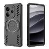 KEYSION Полый чехол с защитой от перегрева для Redmi Note 14 4G/5G - Силикон + ПК с магнитной совместимостью и защитой-подушкой безопасности