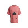 (WMNS) Oversized T-Shirt Asia Sizing 'Red Black' Women's HG4356