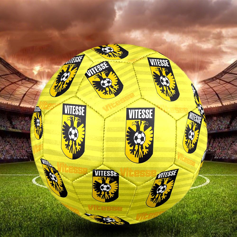 SBV Vitesse Arnhem Футбольный мяч Цветной Для всех возрастов Машинная строчка ПВХ Готов к соревнованиям Прочный Высокий отскок
