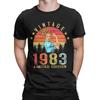 Vintage Made In 1983 41 Years Old T Shirts Men Pure Cotton Vintage T-Shirt Crew Neck Tees Short Sleeve Clothing 6XL