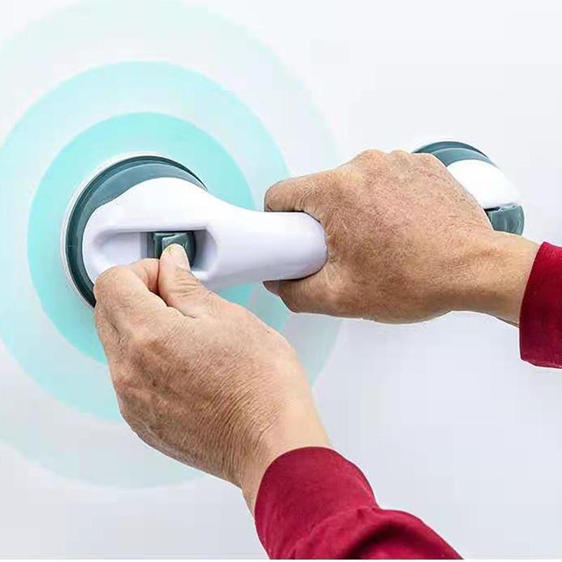 Handle Anti Slip Support Toilet Bathroom Safe Grab Bar Vacuum Sucker Handrail