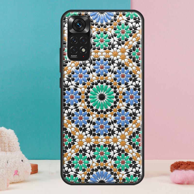 Чехол в марокканском стиле для Xiaomi Redmi Note 13 Pro 14 12 11 9 10 9S 10S 11S 12S Redmi 14C 13C 10C 12C