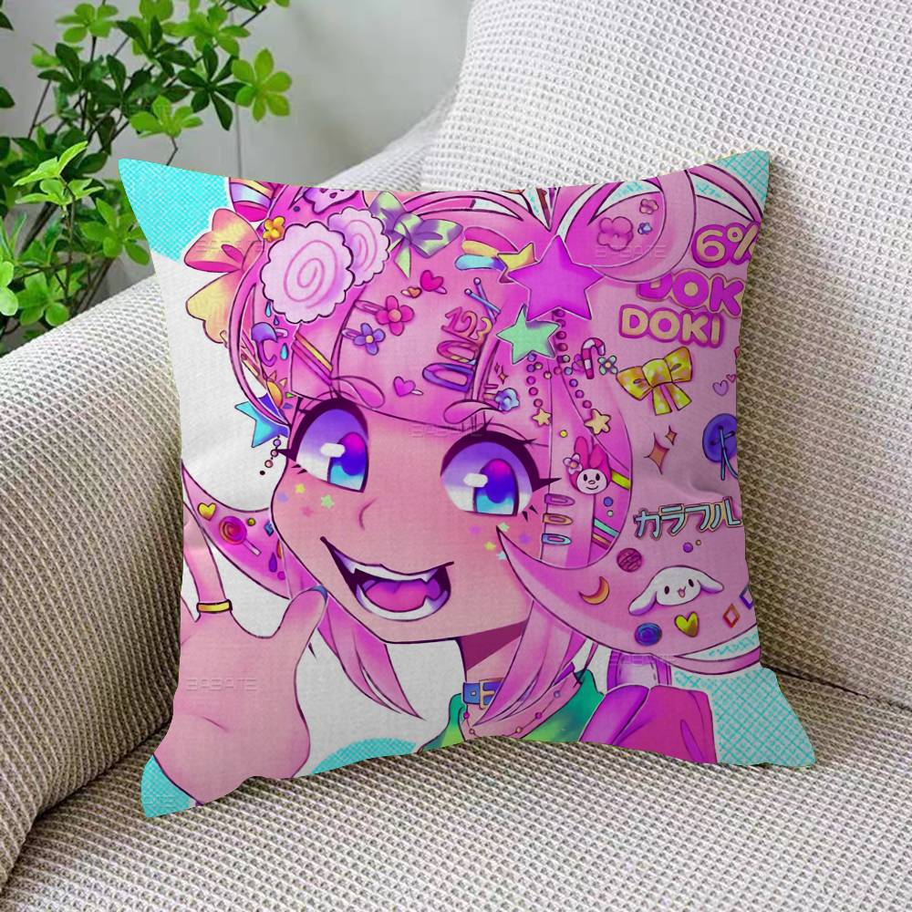 Popular Classic Anime Ins Girl Cushion Cover Decorative Pillow Sofa Home Decor Case Pillow Cases