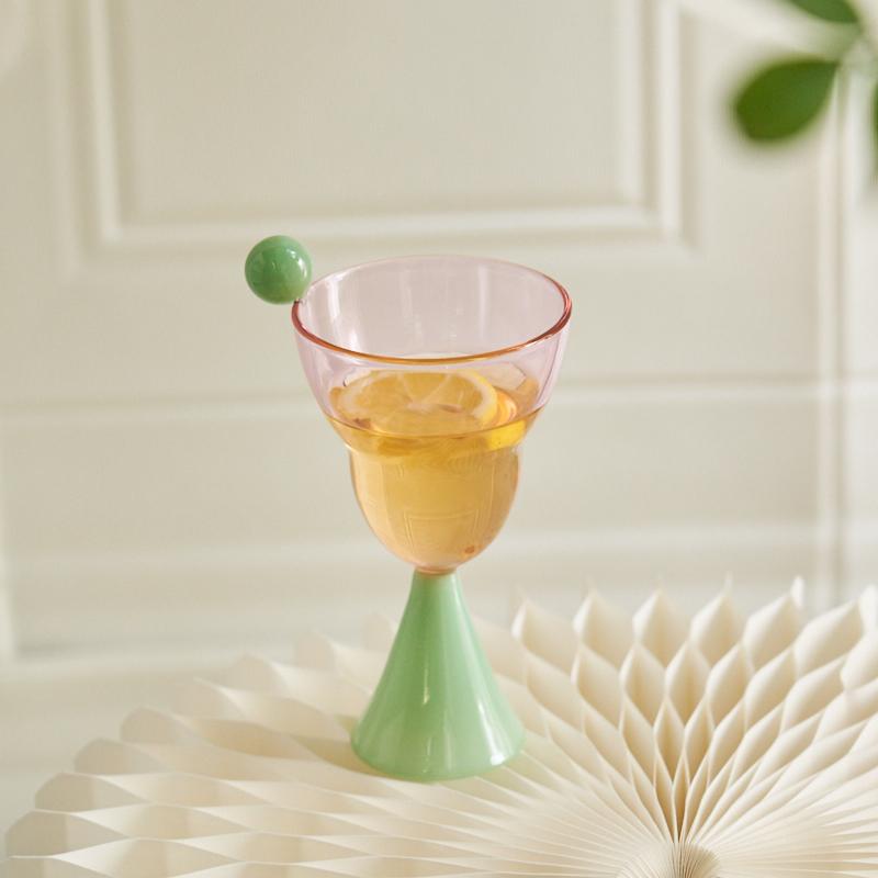 Стеклянный бокал ручной работы для вина Винтажная миска для мороженого, хлопьев, бокалы, стеклянная кружка, посуда для напитков, барная утварь, бокалы для шампанского