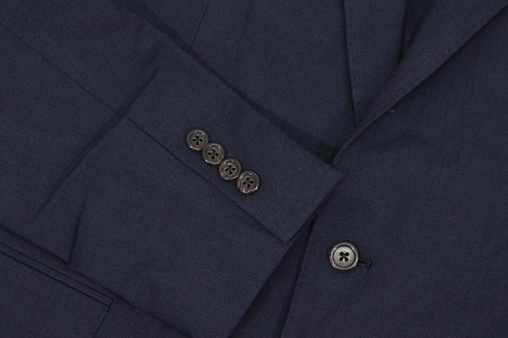 POLO RALPH LAUREN Wool Blend Regular Size Navy Men's Two-Button Blazer, Length, 42R, (Product Code 01010036)