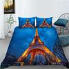 3D Цифровая печать Пододеяльник Наволочка Набор из трех предметов Серия Attraction Полиэстер