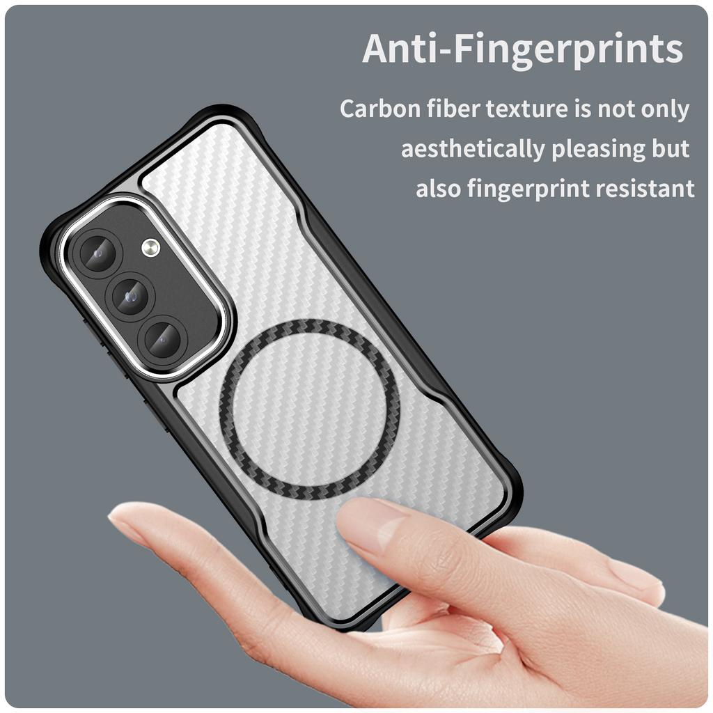 Чехол для Samsung Galaxy S25/S24, совместимый с MagSafe, из ТПУ+ПК, ударопрочный, с магнитом