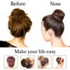 1pc Magic Hair Bun Maker Elegant Women Magic Shaper Donut Foam Sponge Hairbands Easy Big Ring Hair Styling Tools Accessories
