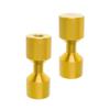 2pcs Pipe Flange Positioning Pin Set Threaded Aluminum Two Hole Pins Machined 2 Hole Pins for Secure Assembly