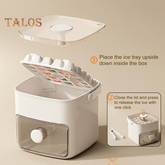 Форма для льда с крышкой для воды, фруктов, коктейлей. Креативная форма кубиков льда. Легко моется. Коробка для льда для виски, кофе.