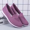 Fashion 2024Sneakers Women Vulcanized Shoes Woman Slip-On Women Casual Running Shoes Fashion Mesh Breathable Flat Walking Mesh Flat Shoe