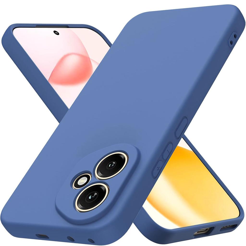 Мягкий жидкий силиконовый чехол для телефона Противоударный чехол для Honor 400 / 400 Pro