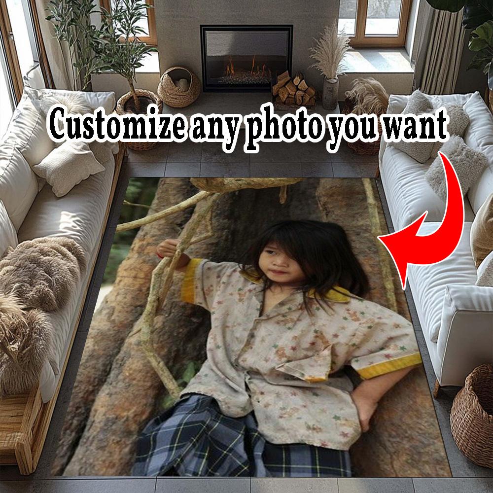 Customize Photos Customize picture Carpet Perfect for Dormitory Decorate room Playrooms Kitchen Anti-slip Rug Decorate Offices