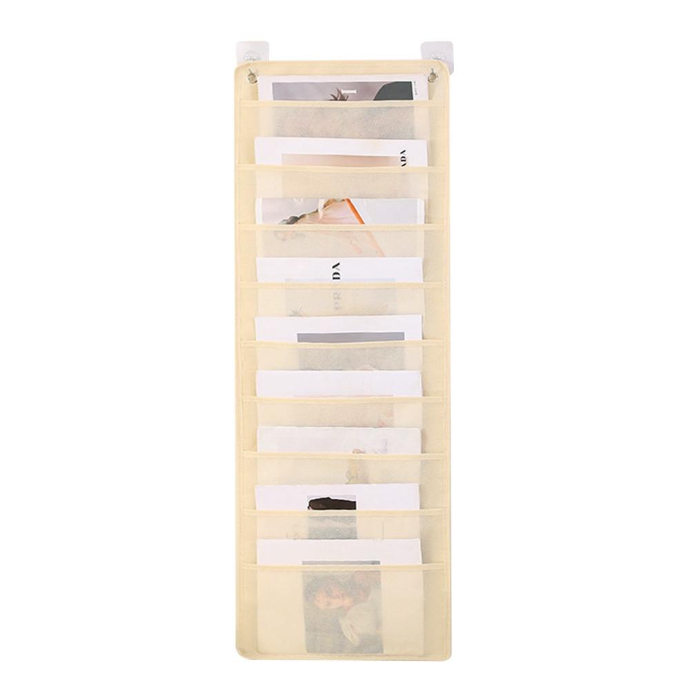 Document Hanging Storage Bag Oxford Cloth Storage Pocket Chart Hanging File Folding
