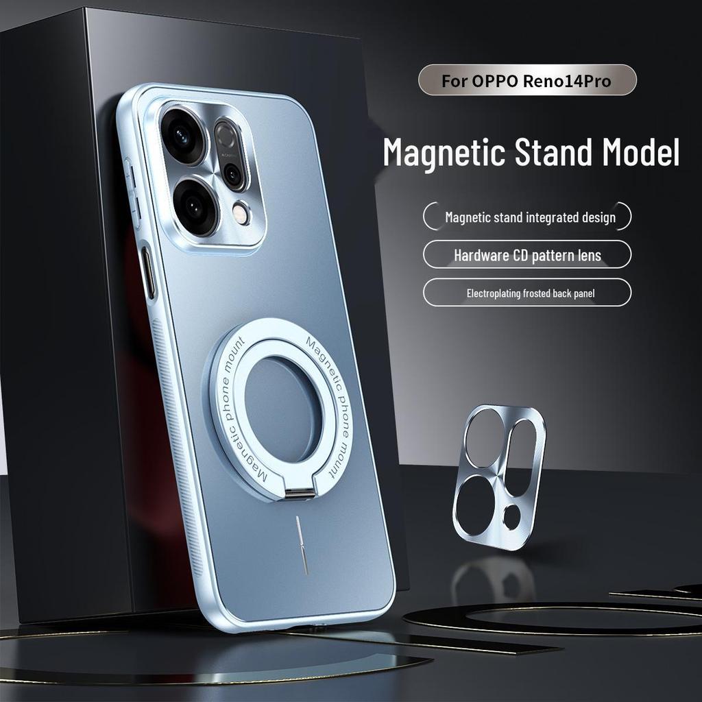 Чехол для телефона Oppo Reno14/Reno14 Pro с полной защитой от падений, защитой камеры и поддержкой беспроводной автомобильной зарядки