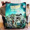 Total Drama 2D Flat Pattern Flannel Blanket High quality All Seasons Warmth and Comfort Perfect for Christmas Gifts.DMT0925219