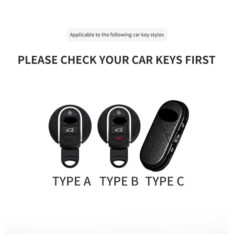 Для BMW Mini Cooper JCW Countryman Aceman Cabrio F55 F56 F57 F54 F60 Автомобильный чехол-брелок для ключа зажигания, защитная оболочка, брелок, декоративная накладка, аксессуар