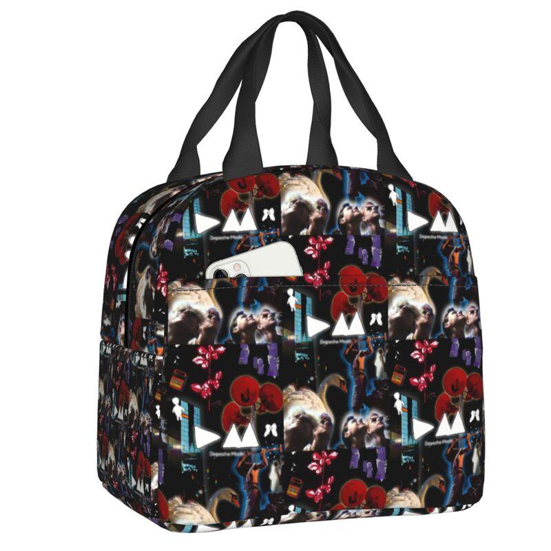 Electronic Rock Depeche Cool Mode Resuable Lunch Box Multifunction Cooler Thermal Food Insulated Lunch Bag School Children
