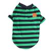 Striped Dog Shirt Spring Summer Stylish Cute 2 Legged Comfortable Loose Pet Clothes for Daily Party Home S