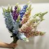 5 Stems Hyacinth Artificial Flowers Multicolor Fake Delphinium Flowers  Party Supplies